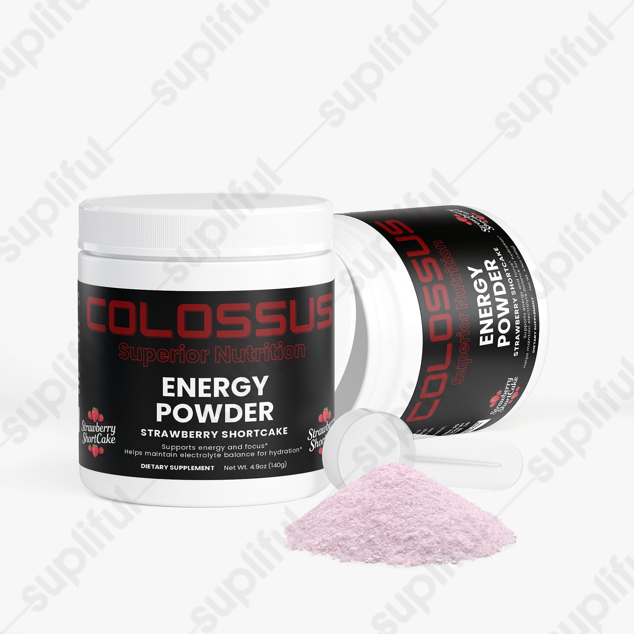Energy Powder (Strawberry Shortcake)