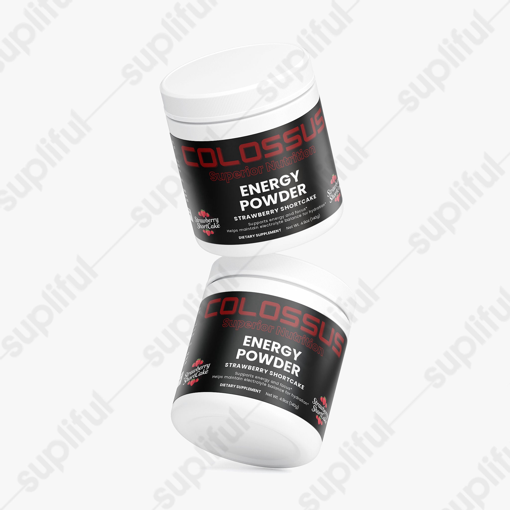 Energy Powder (Strawberry Shortcake)